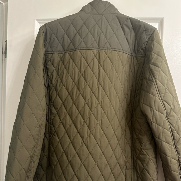Scotch and Soda Men’s Olive Quilted Jacket Size L - Picture 3 of 3